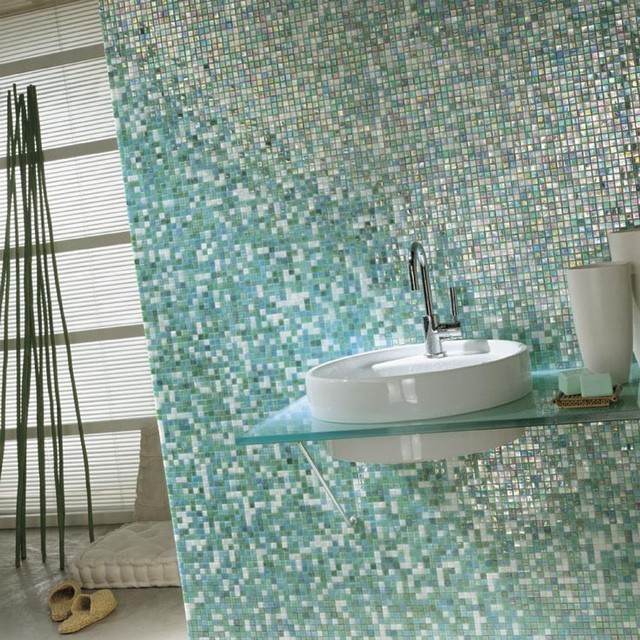 Мозаика из стекла в интерьере