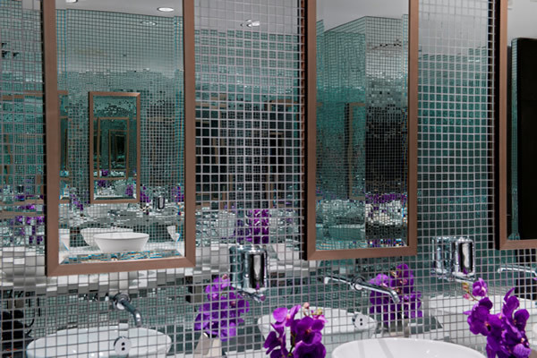 Мозаика из стекла в интерьере