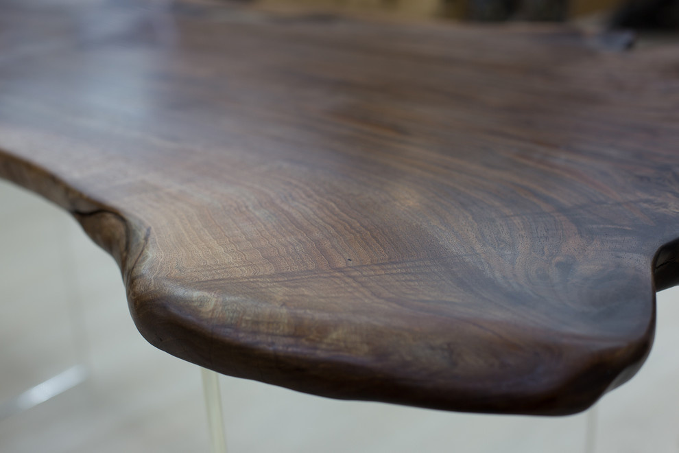 Стол письменный Live Edge Design, массив черного ореха