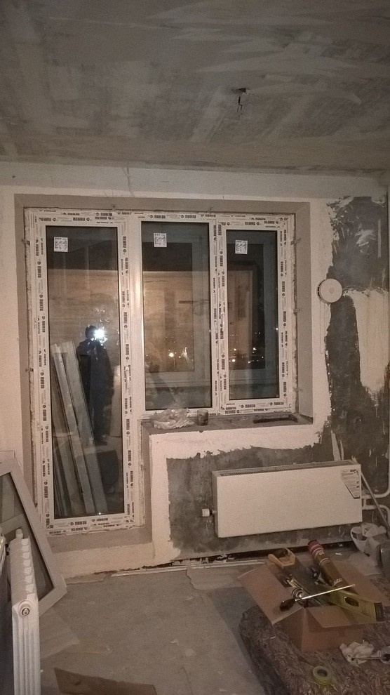 Монтаж окна и балконной двери