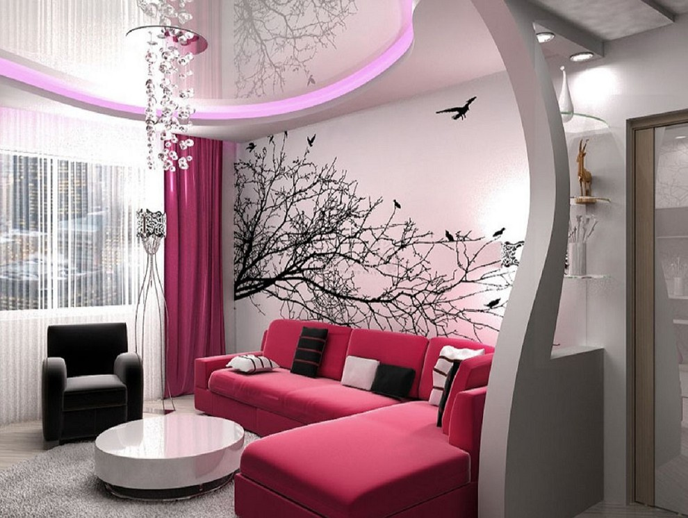 Двухуровневые потолки с подсветкой