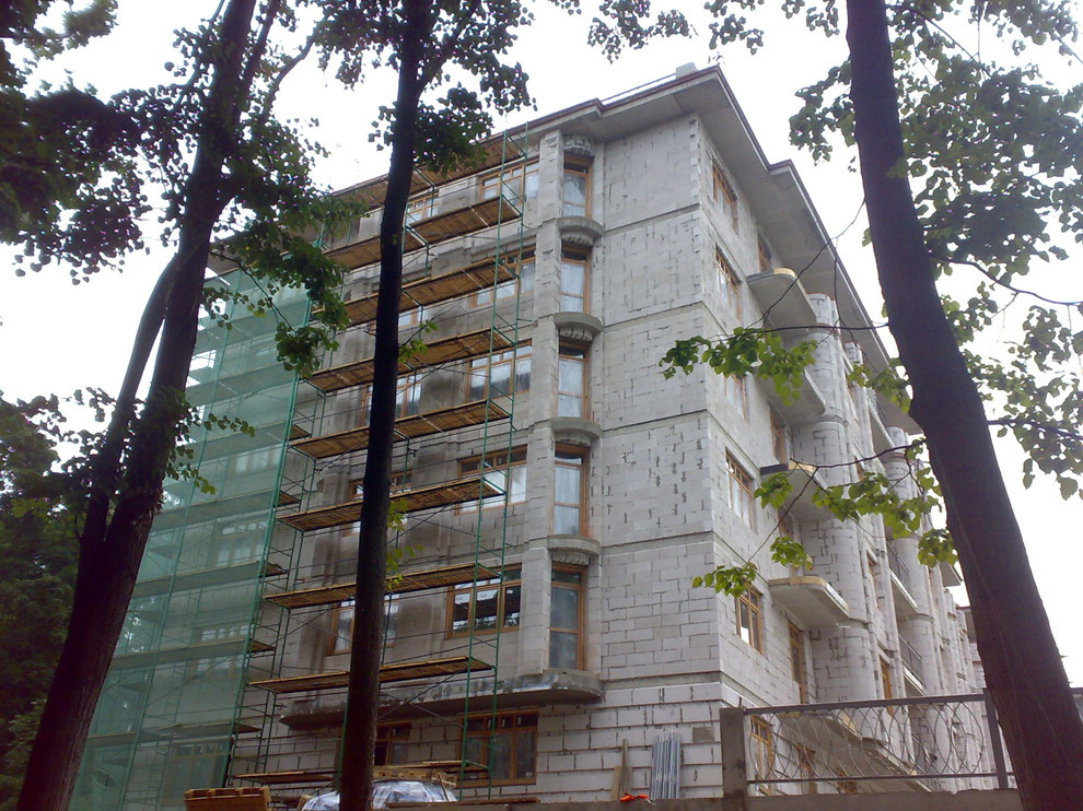 Фасады до облицовки