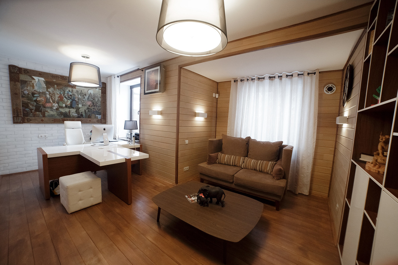 Интерьер коттеджа  300 кв. м   на Танковомкольце