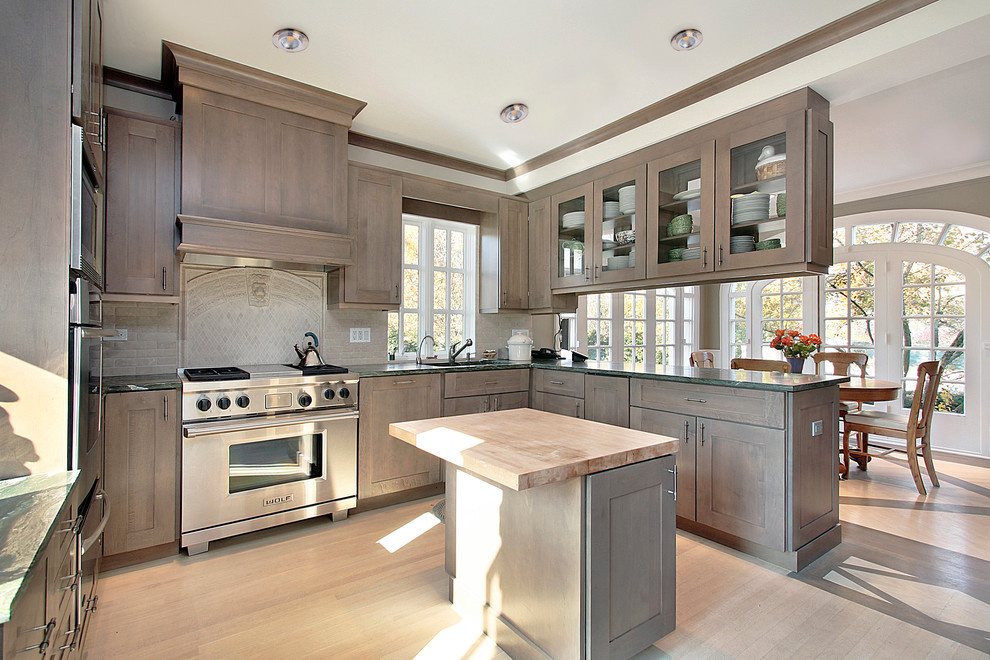 Стильная кухня в кофейных тонах