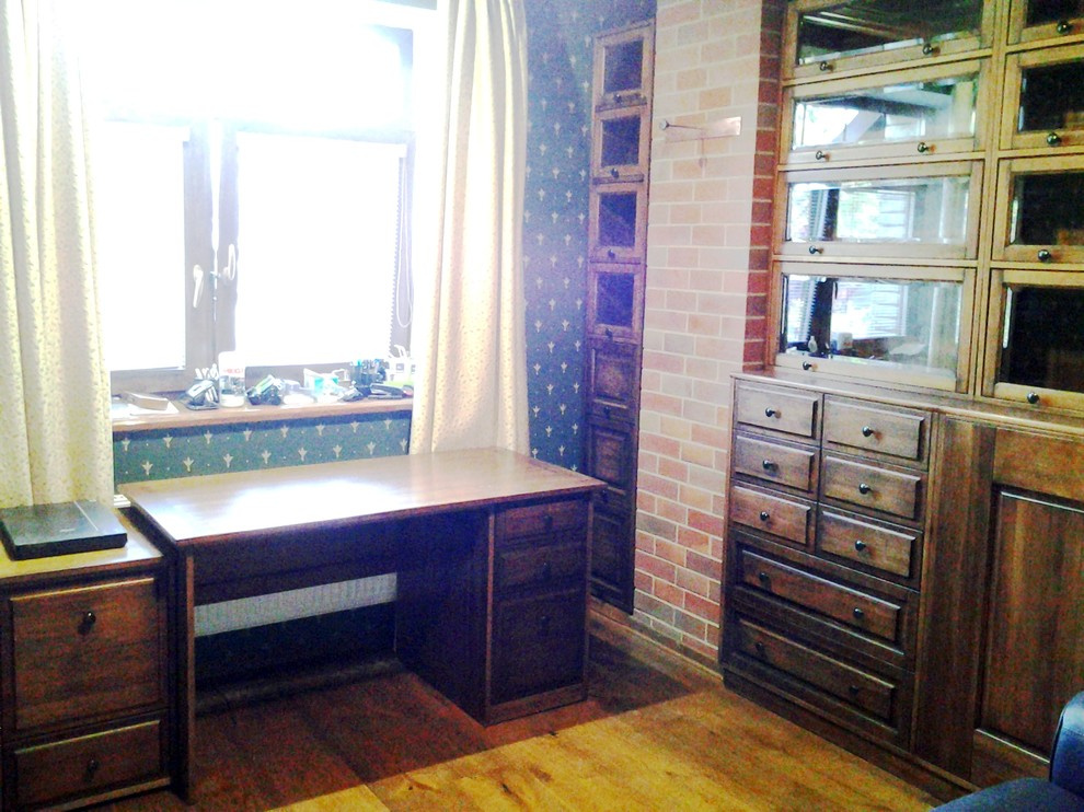 Обложка проекта: Мебель из массива бука для кабинета