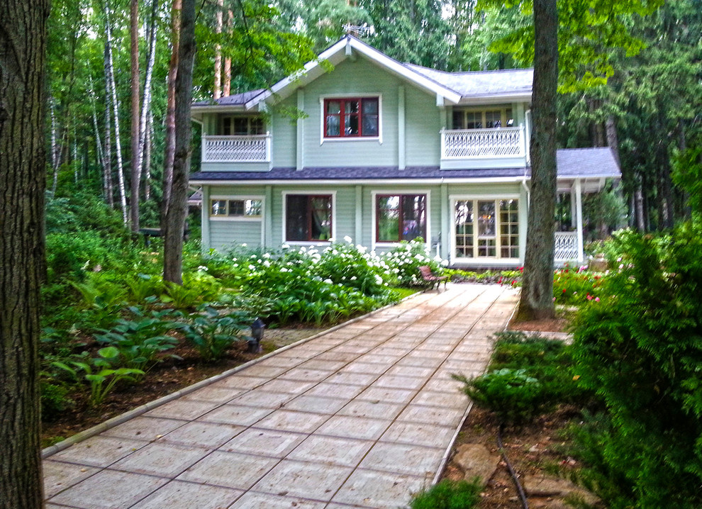 Ландшафтный проект лесного участка.