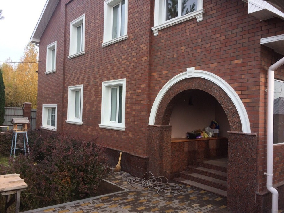 Отделка фасада частного дома