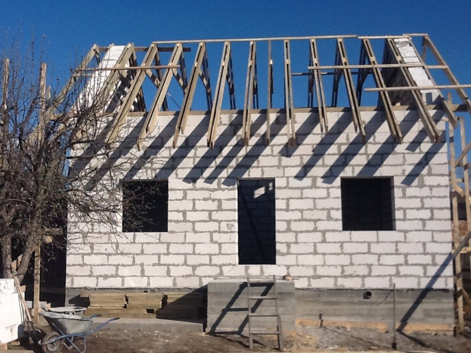 Жилой дом 6,0х9,0м из газоблоков