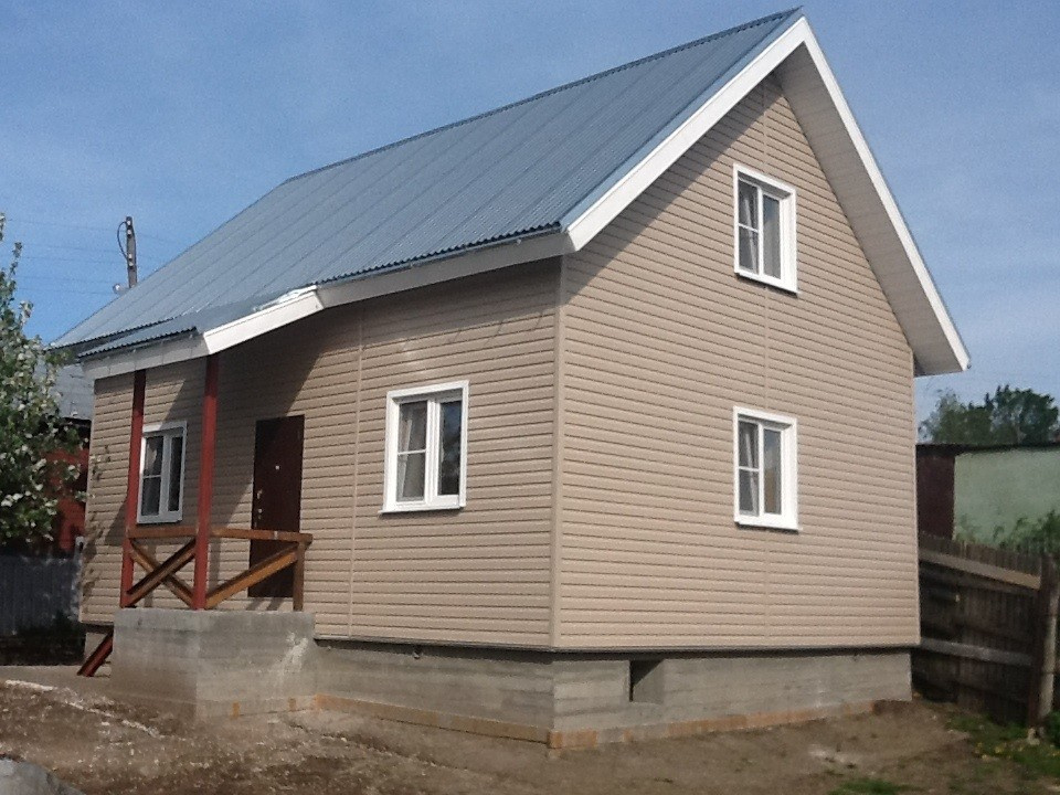 Жилой дом 6,0х9,0м из газоблоков