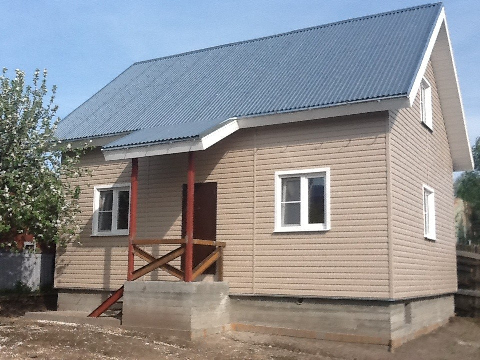 Жилой дом 6,0х9,0м из газоблоков