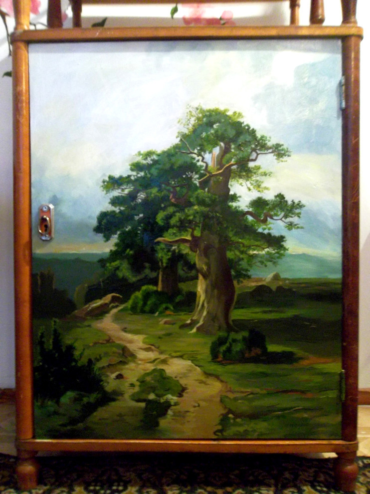 Этажерка с росписью