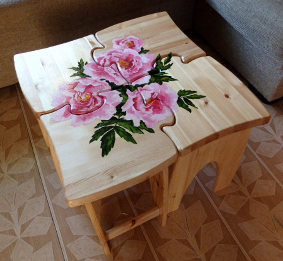 Табурет - паззл