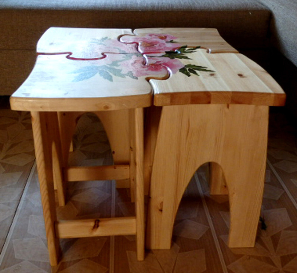 Табурет - паззл