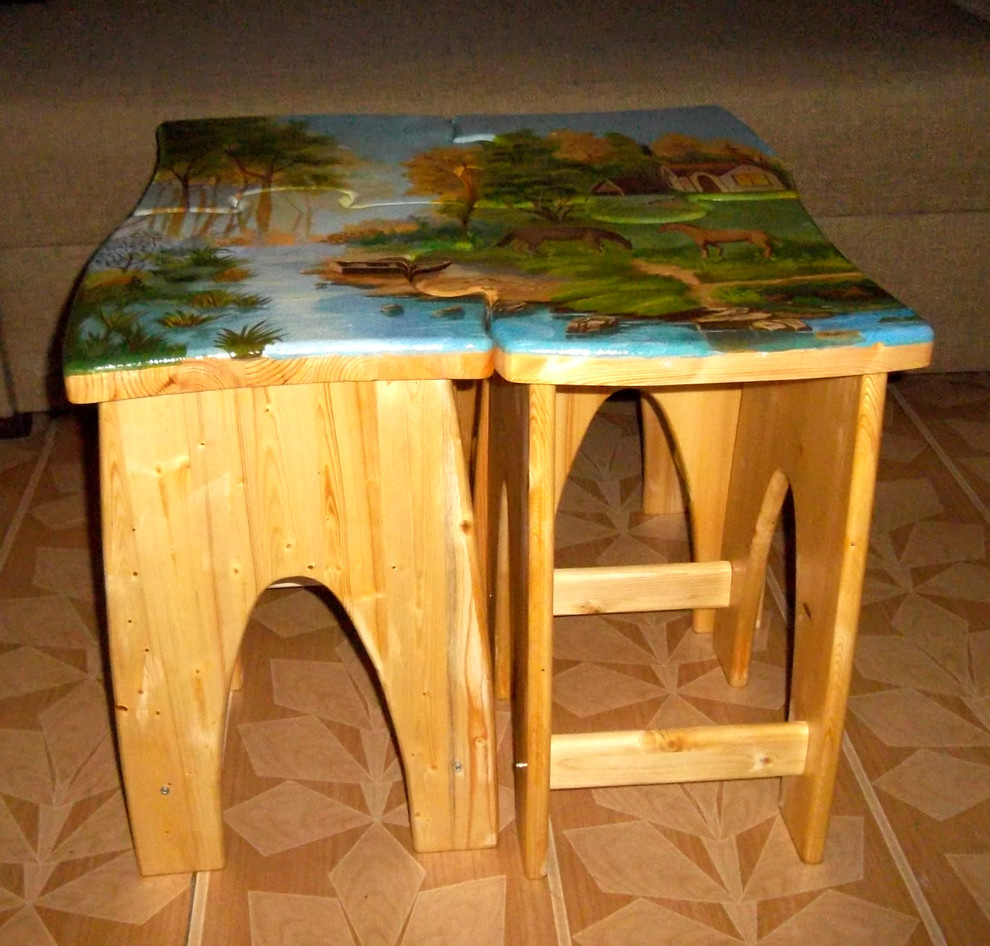 Табурет - паззл