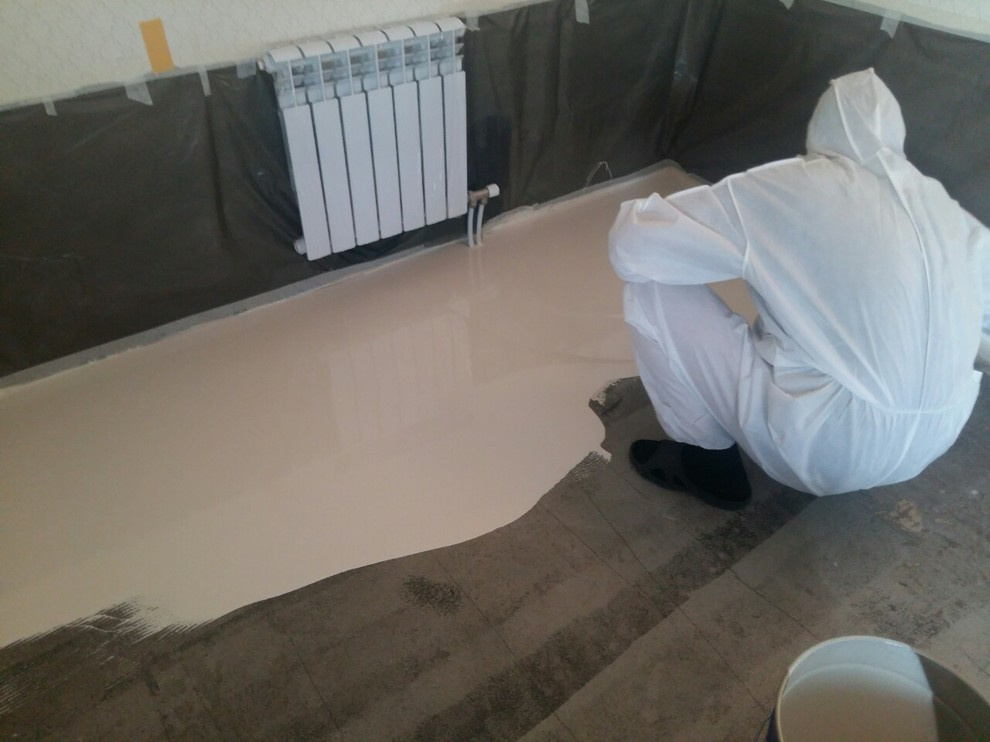 Полимерный пол в квартире.