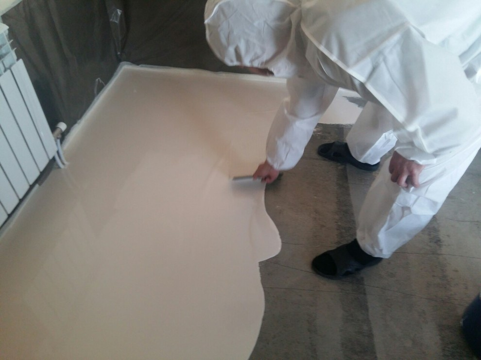 Полимерный пол в квартире.