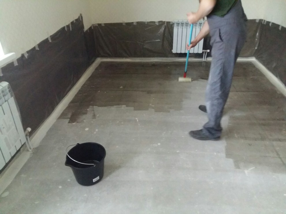 Полимерный пол в квартире.