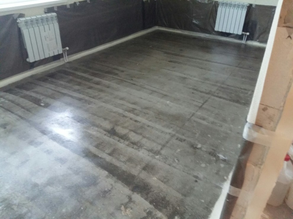 Полимерный пол в квартире.