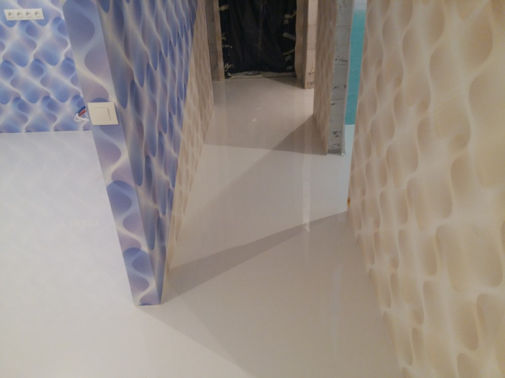 Полимерный пол в квартире.