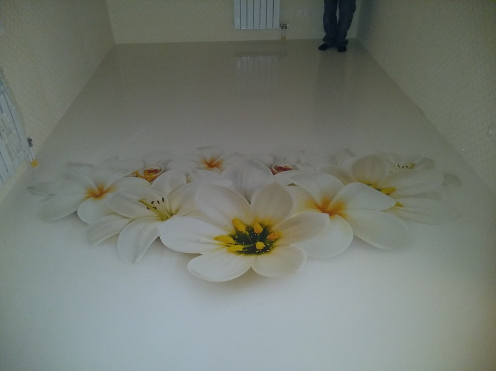 Полимерный пол в квартире.