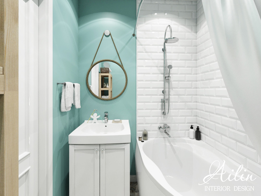 Однокомнатная квартира в ЖК Царево. Ванная