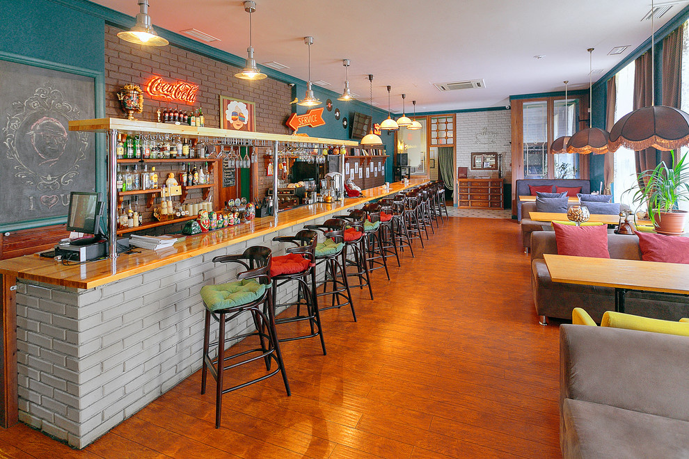 Обложка проекта: Интерьер кафе "Бабушка"