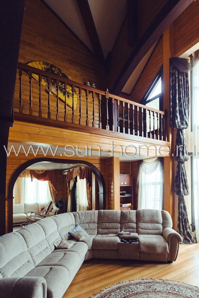 Загородный коттедж из бруса