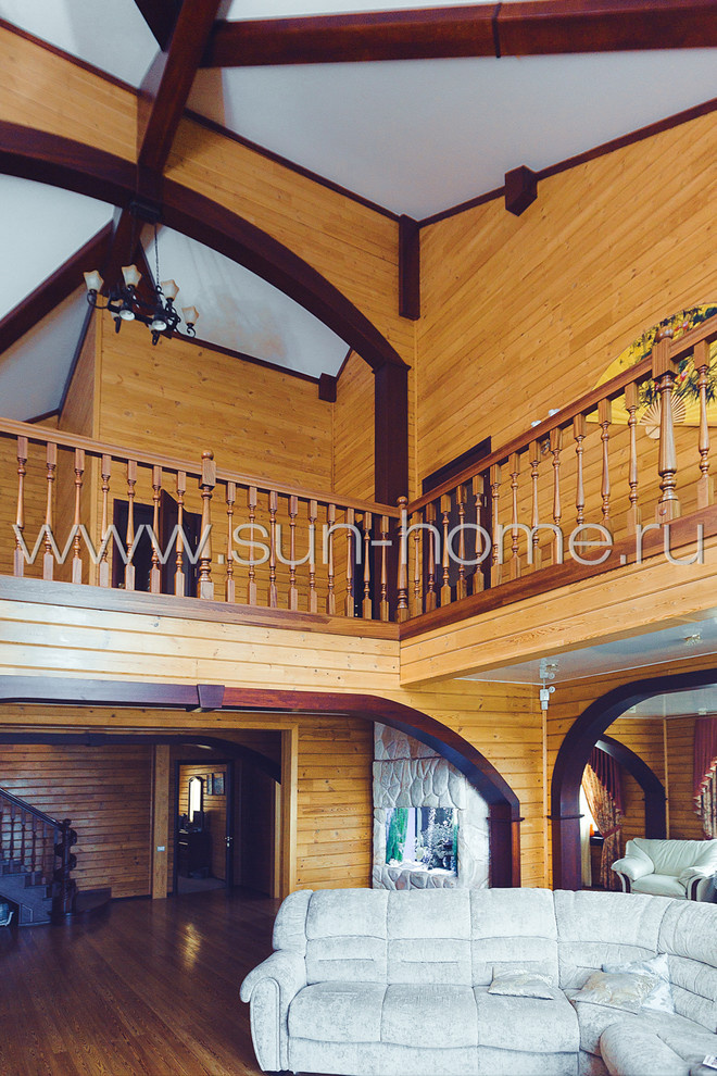 Загородный коттедж из бруса