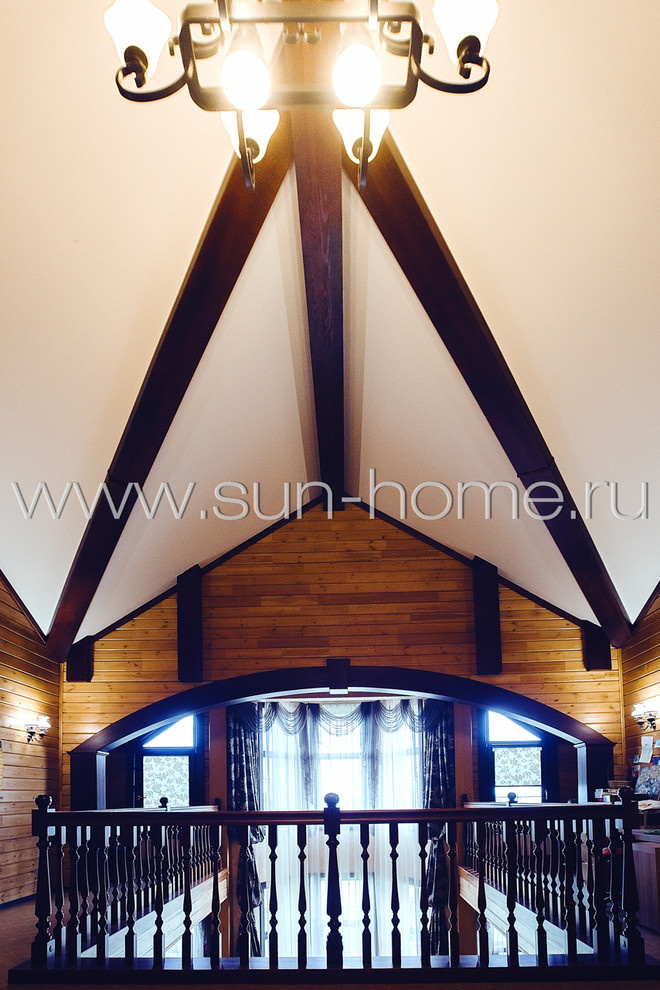 Загородный коттедж из бруса,2 жтаж