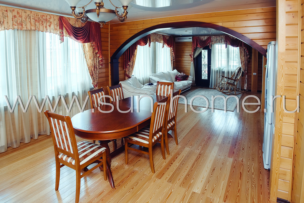 Загородный коттедж из бруса