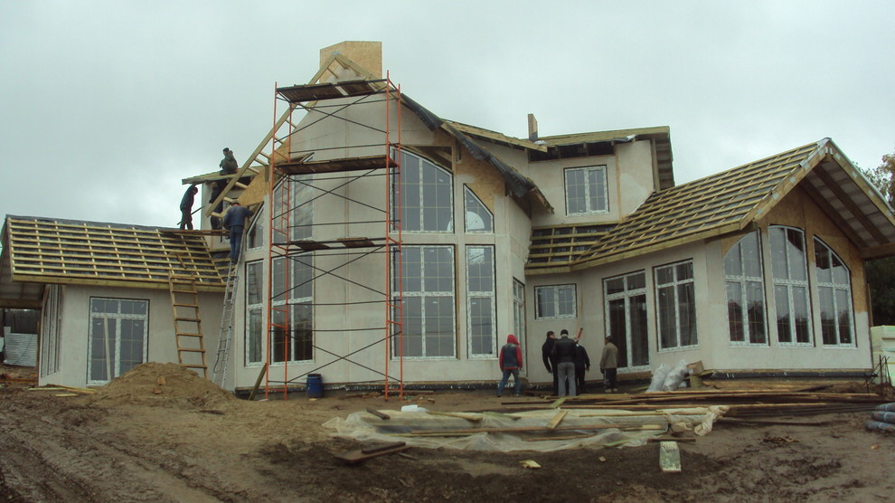 Одноэтажный каркасный дом