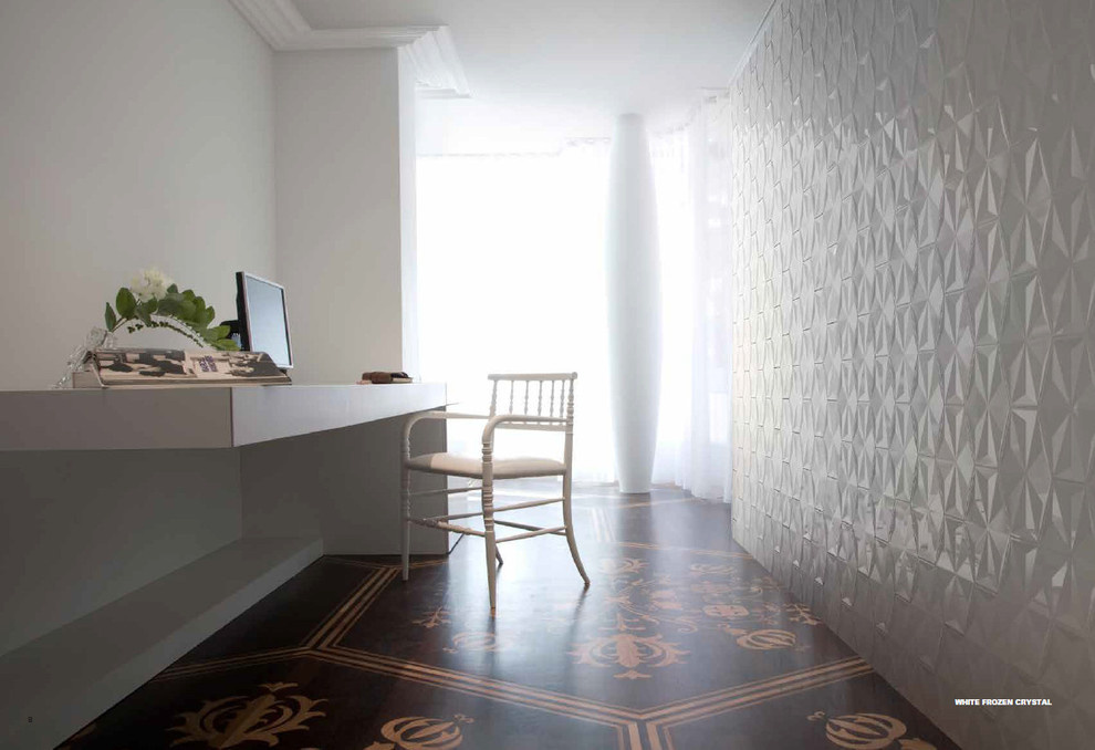 Объемна плитка геометрия для ванной и гостиной