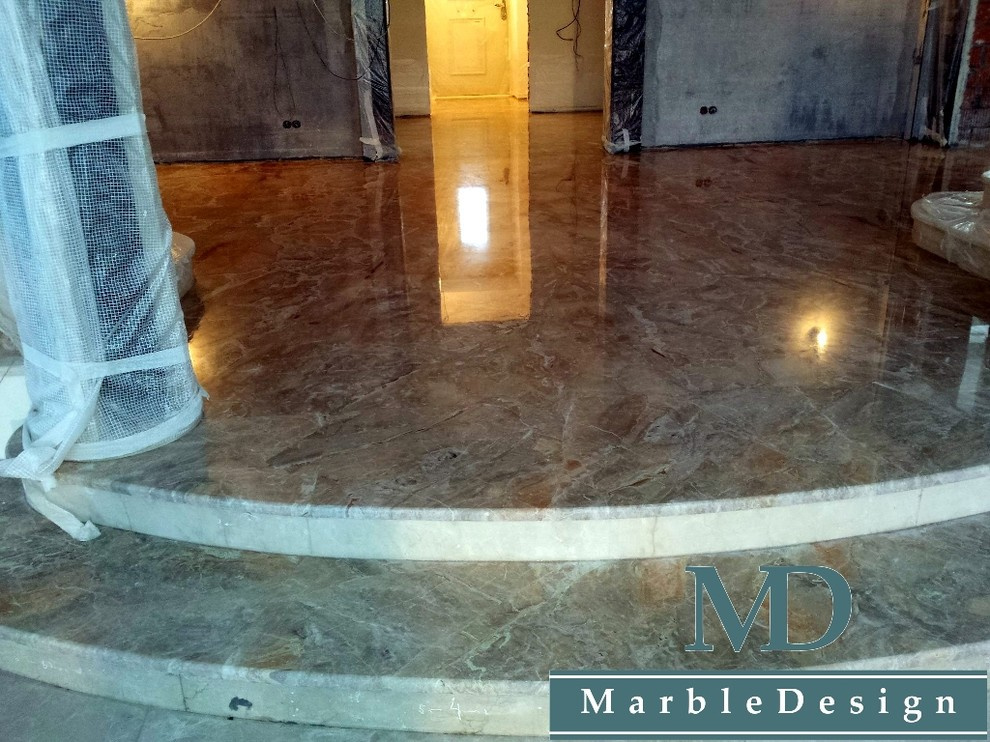 Переполировка, кристаллизация полов