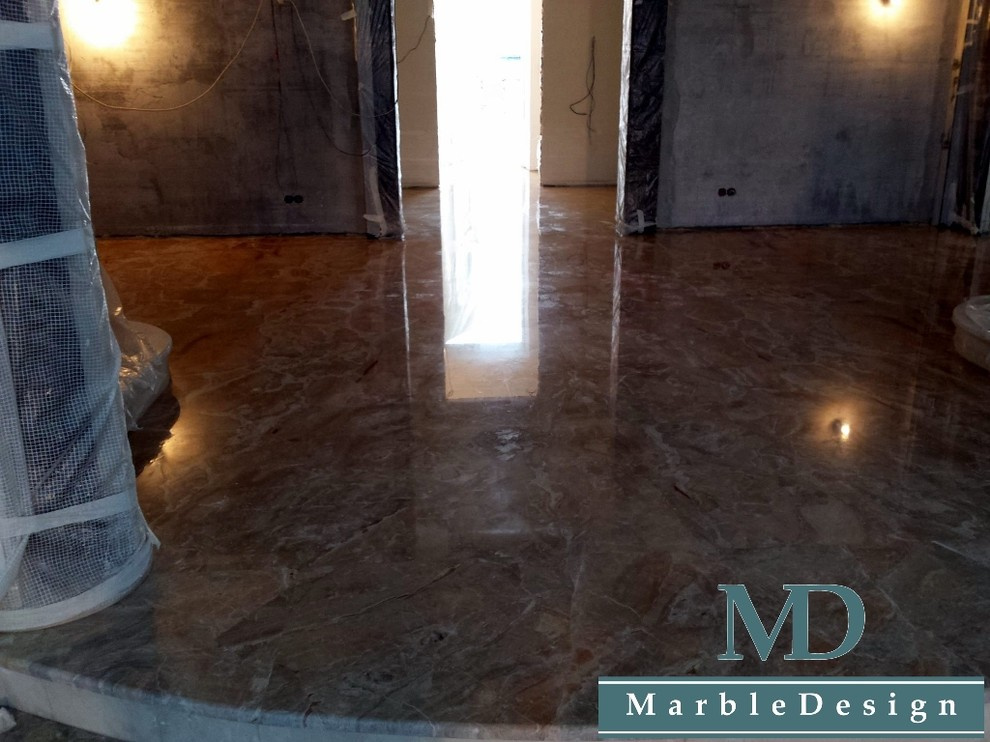 Переполировка, кристаллизация полов