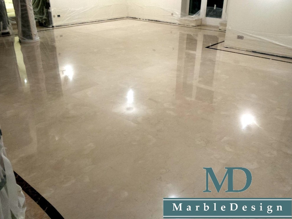 Переполировка, кристаллизация полов