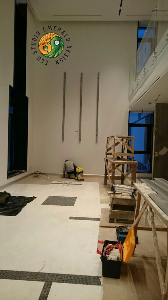 Панно из комбинированного стабилизированного мха