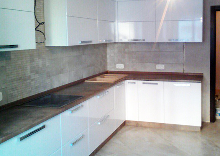 Кухня с фасадами МДФ в плёнке ПВХ