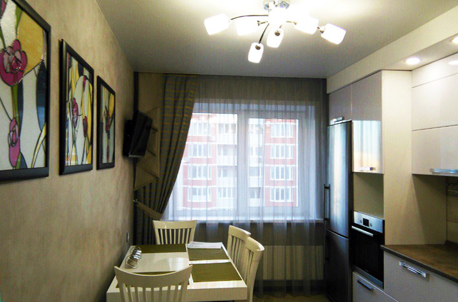 Кухня с фасадами МДФ в плёнке ПВХ