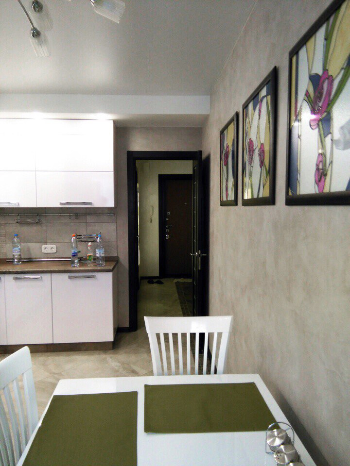 Обложка проекта: Кухня с фасадами МДФ в плёнке ПВХ