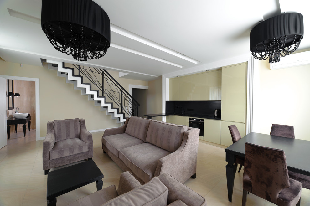 Лестницы  комбинированные на металлокаркасе