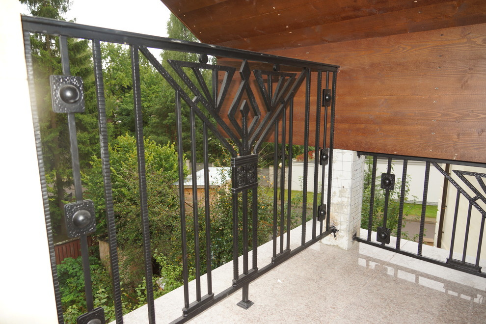 Кованные балконы в поселке Горки 2