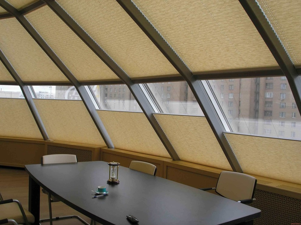 Оформление окон с помощью жалюзи-плиссе