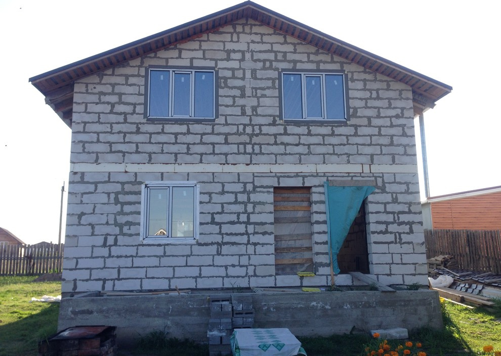 Строительство дома в п. Солонцы г. Красноярск