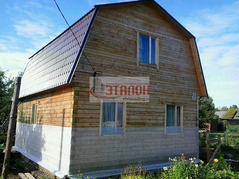 СНТ Восход - монтаж сайдинга с утеплением