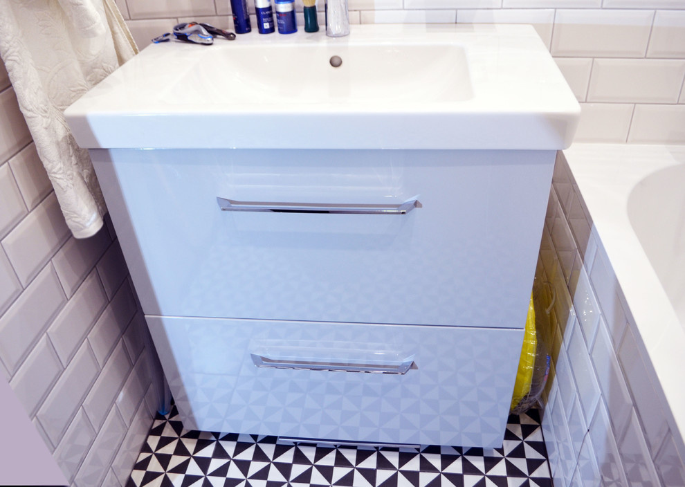 Тумба под раковину глянец