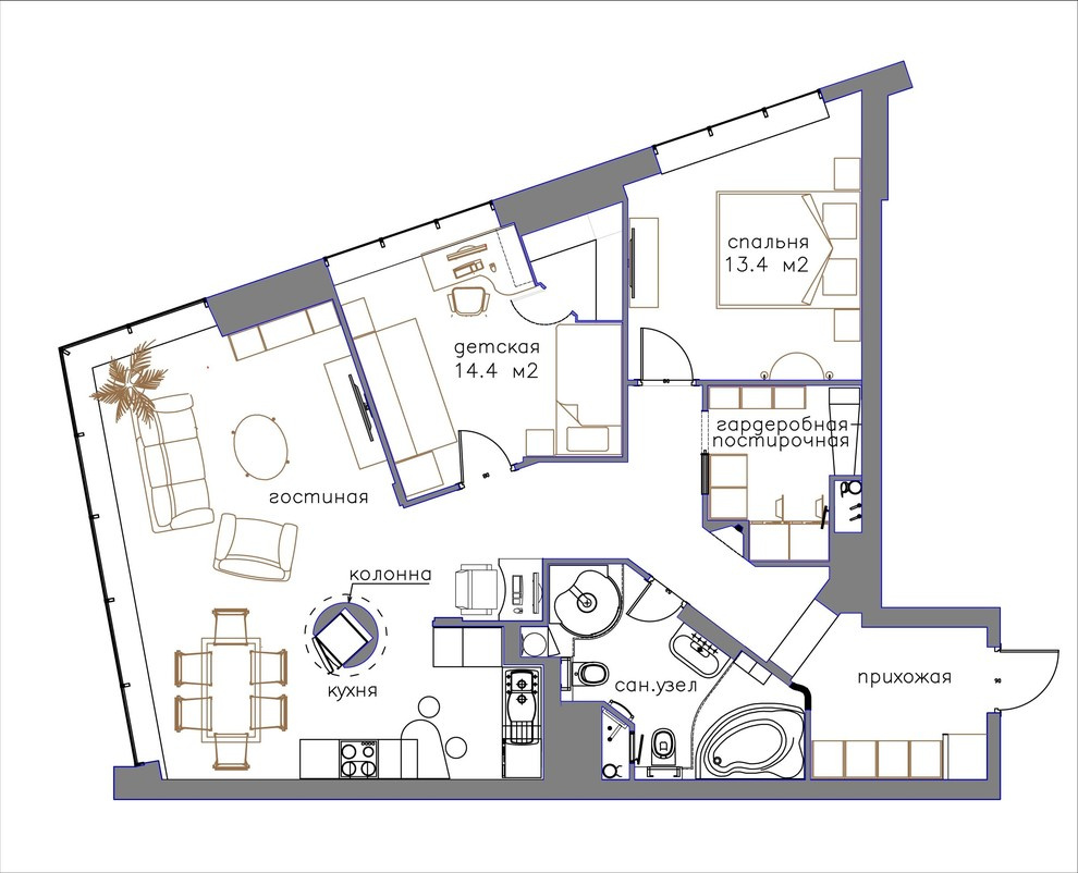 Обложка проекта: Cтатья о перепланировке