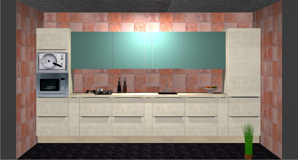 Обложка проекта: Наша работа. Дизайн проект кухни фабрики Nobilia.