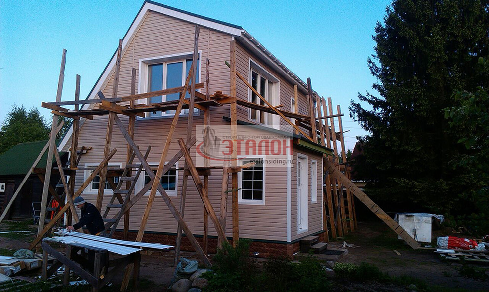 пос. Александровская - монтаж сайдинга с утеплением