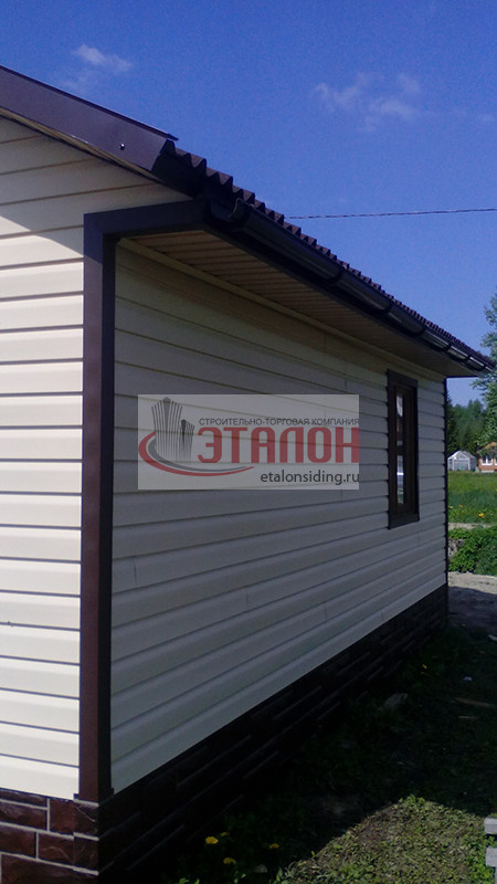 пос. Рынделево - монтаж сайдинга с утеплением