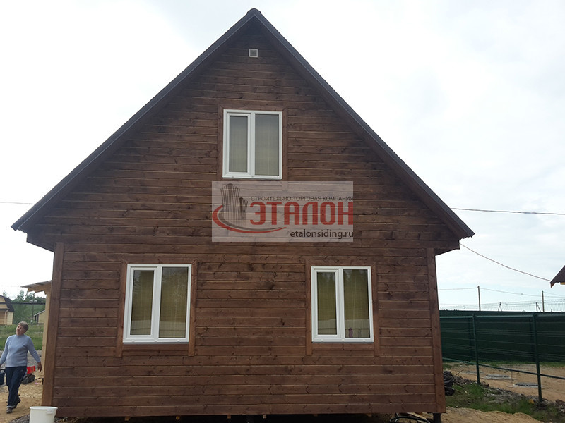пос. Кискелово - монтаж сайдинга